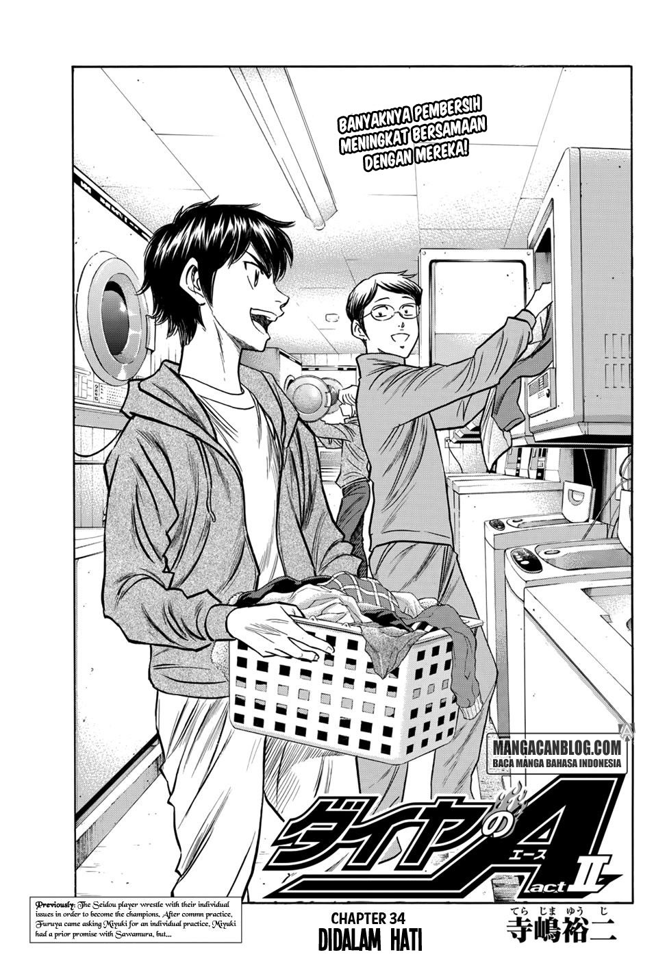 Diamond no Ace Act 2 Chapter 34 Gambar 1