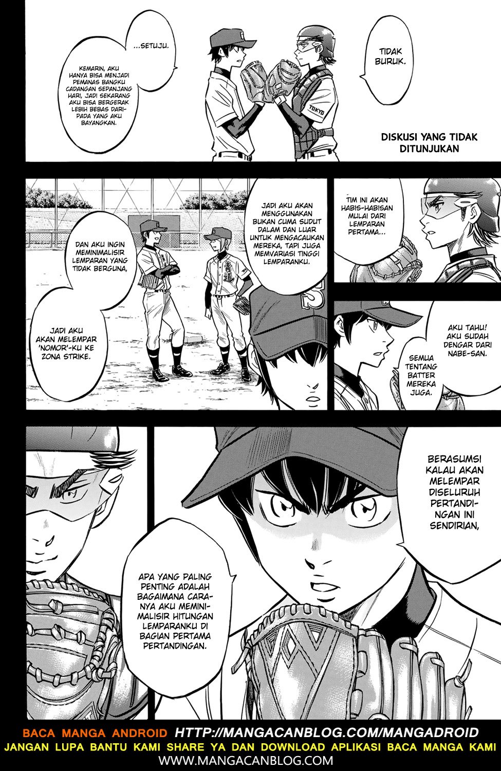 Diamond no Ace Act 2 Chapter 140 Gambar 4