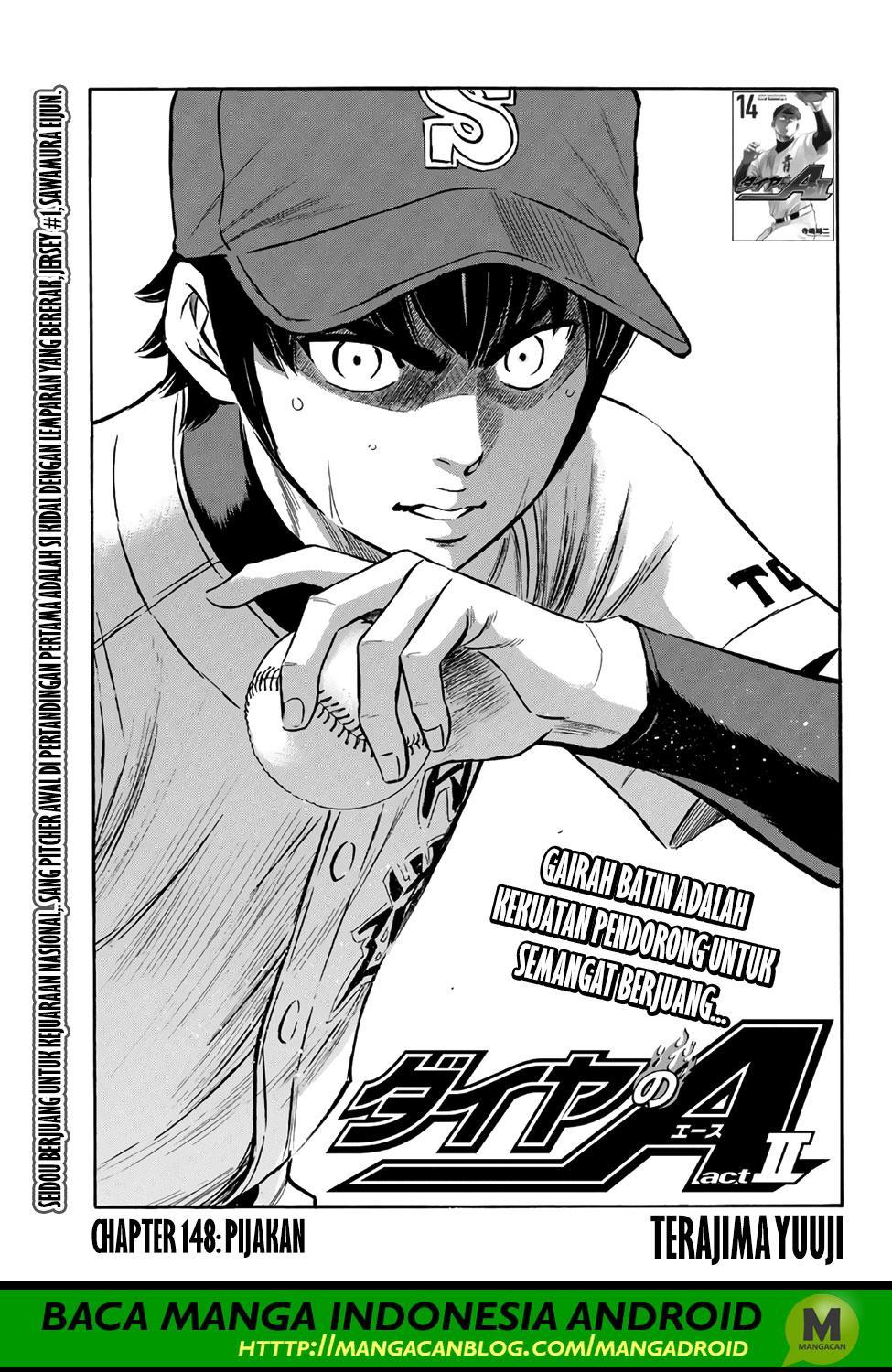 Diamond no Ace Act 2 Chapter 148 Gambar 1
