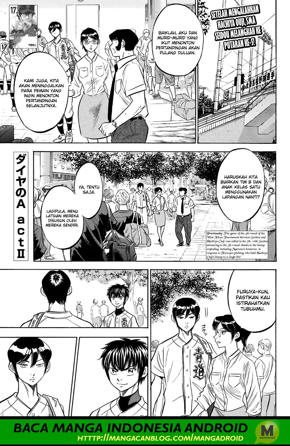 Diamond no Ace Act 2 Chapter 169 Gambar 1