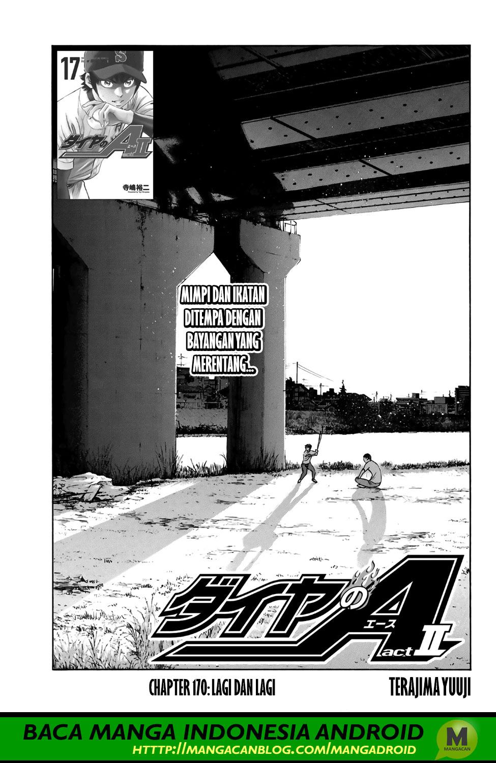 Diamond no Ace Act 2 Chapter 170 Gambar 1