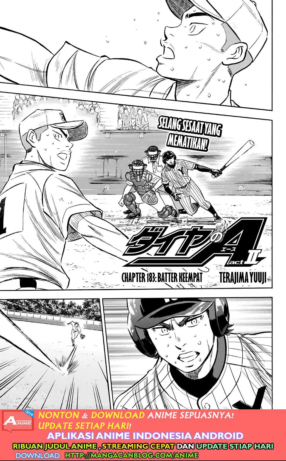 Diamond no Ace Act 2 Chapter 183 Gambar 1