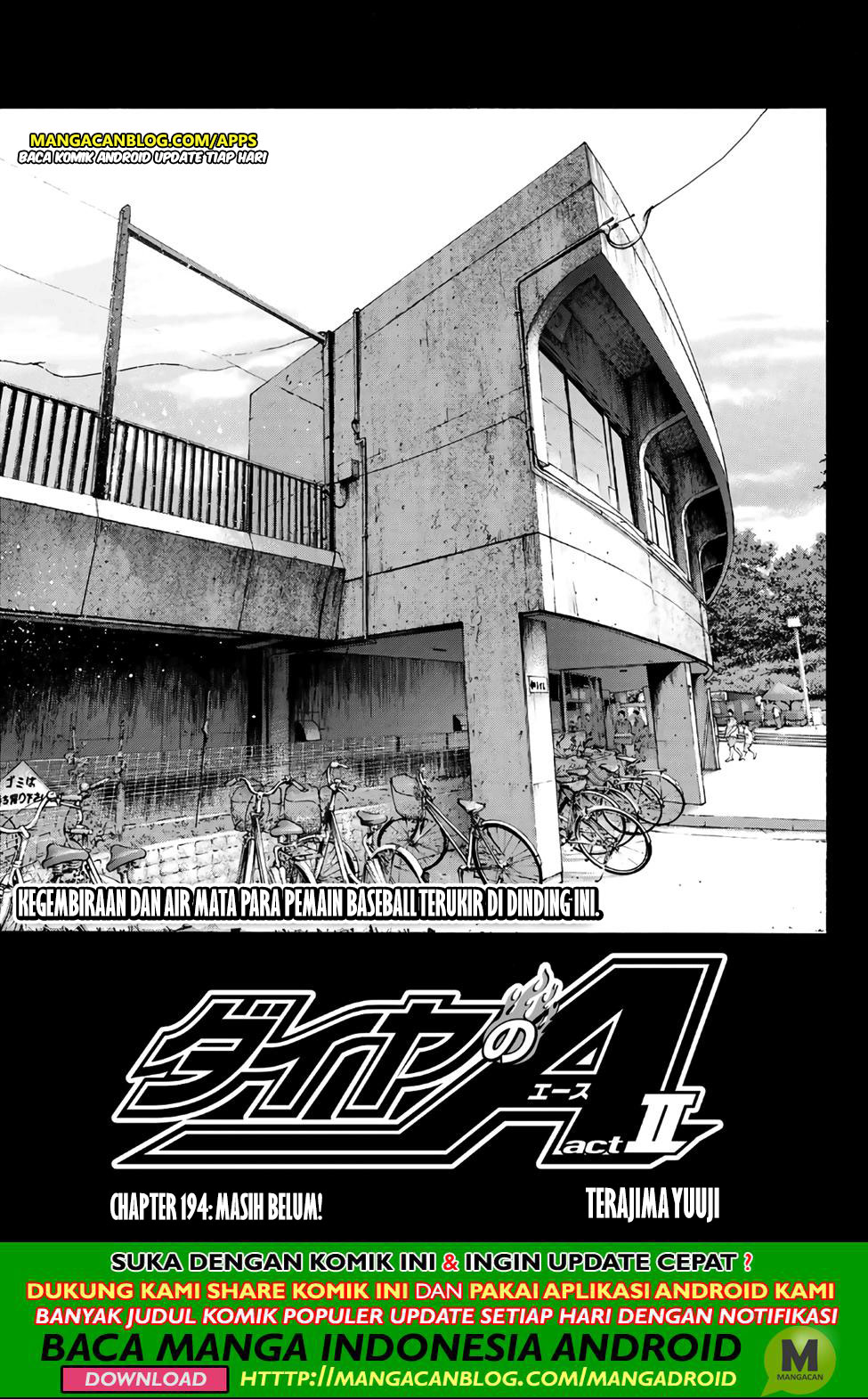 Diamond no Ace Act 2 Chapter 194 Gambar 1