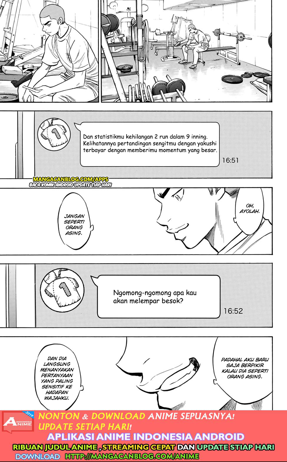 Diamond no Ace Act 2 Chapter 199 Gambar 3