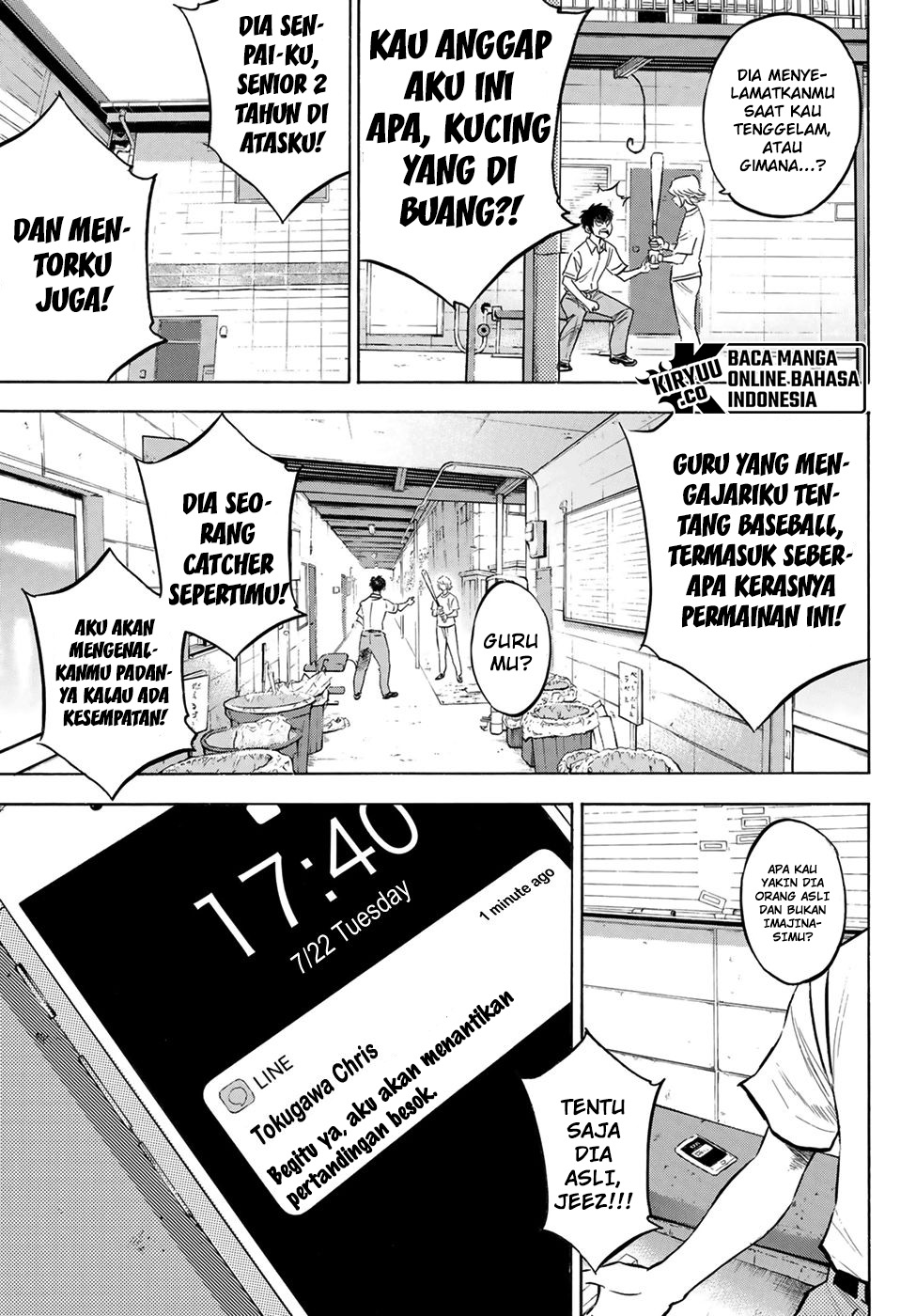 Diamond no Ace Act 2 Chapter 203 Gambar 20