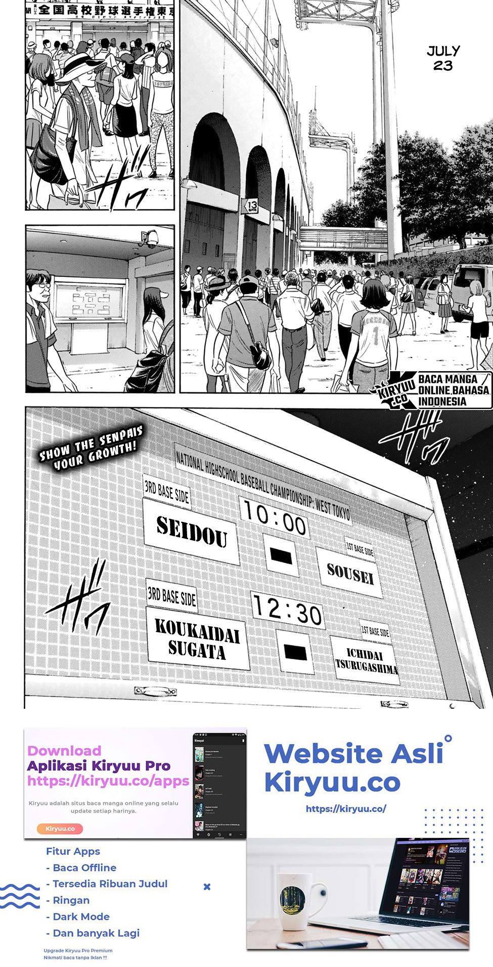 Diamond no Ace Act 2 Chapter 203 Gambar 21