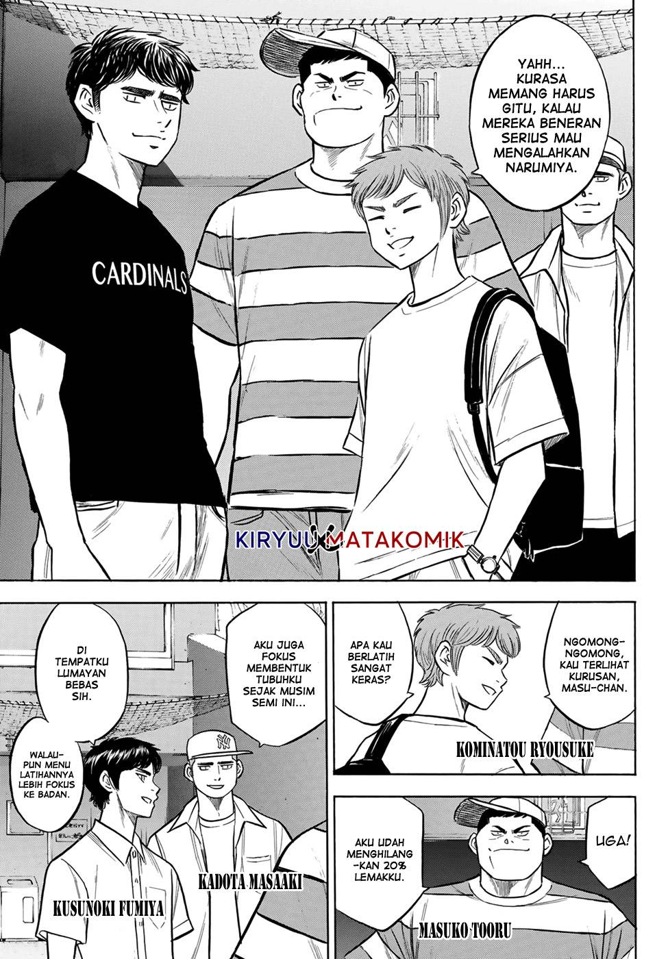 Diamond no Ace Act 2 Chapter 204 Gambar 4