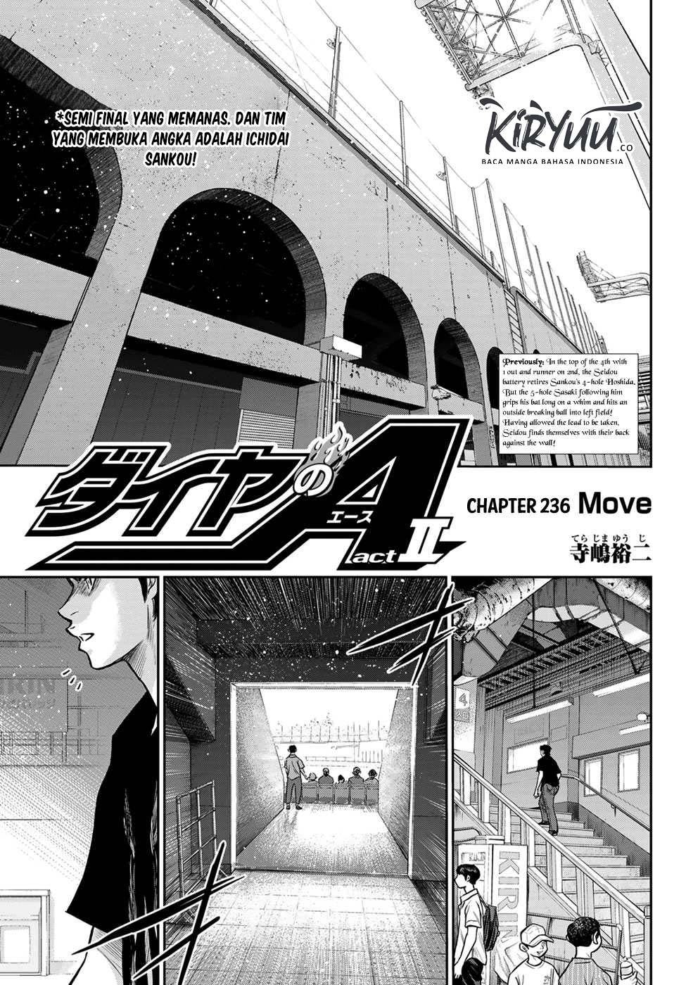 Diamond no Ace Act 2 Chapter 236 Gambar 2