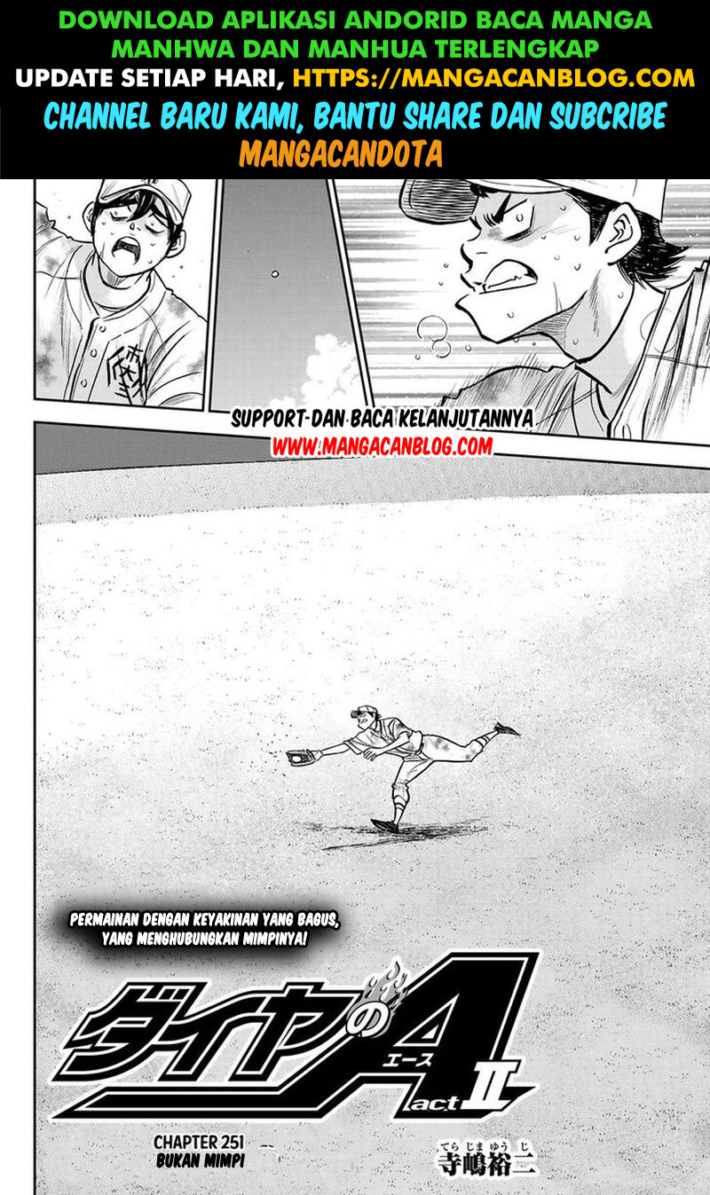 Diamond no Ace Act 2 Chapter 251 Gambar 2