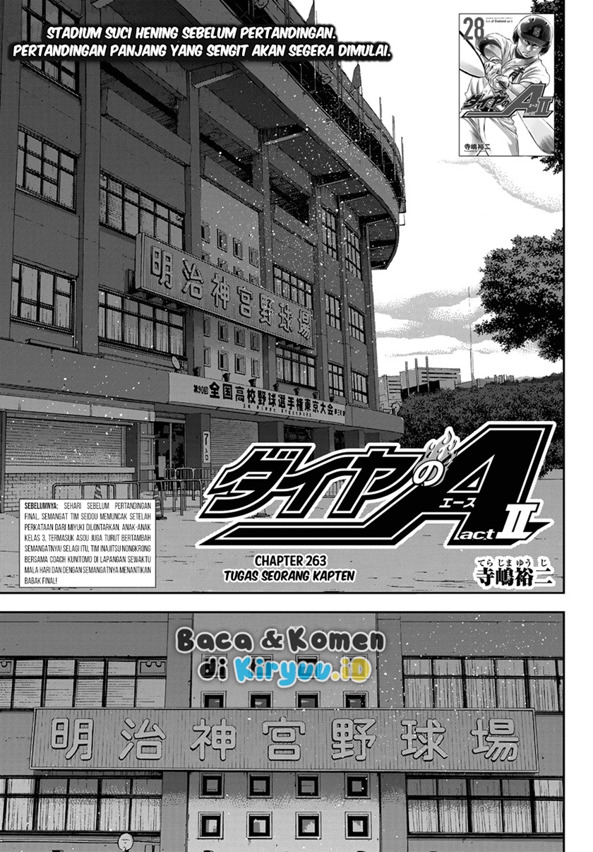 Diamond no Ace Act 2 Chapter 263 Gambar 2