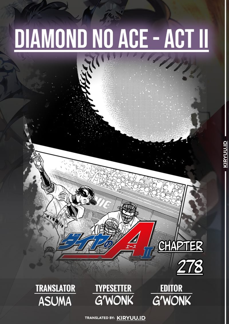 Diamond no Ace Act 2 Chapter 278 Gambar 1