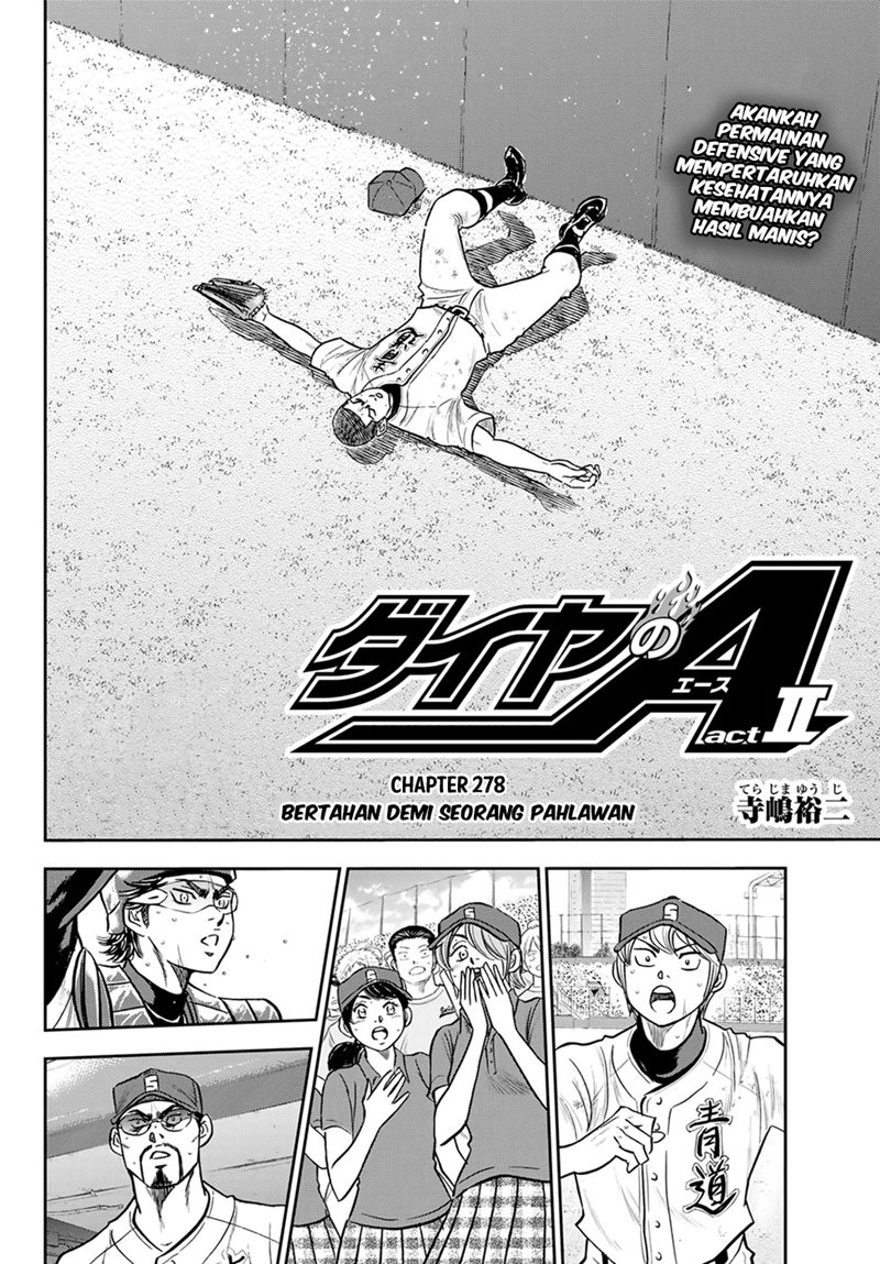 Diamond no Ace Act 2 Chapter 278 Gambar 3
