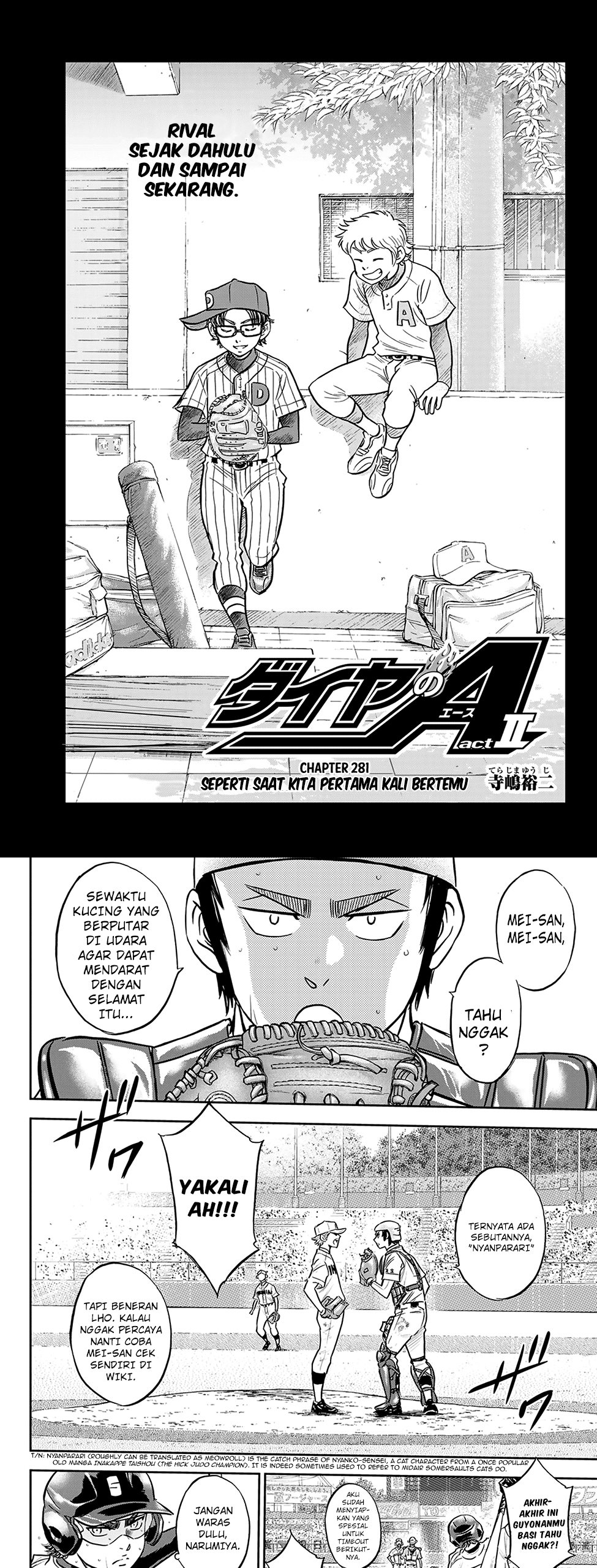 Diamond no Ace Act 2 Chapter 281 Gambar 2