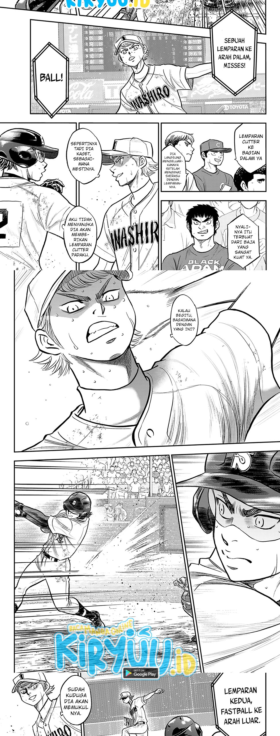 Diamond no Ace Act 2 Chapter 281 Gambar 6