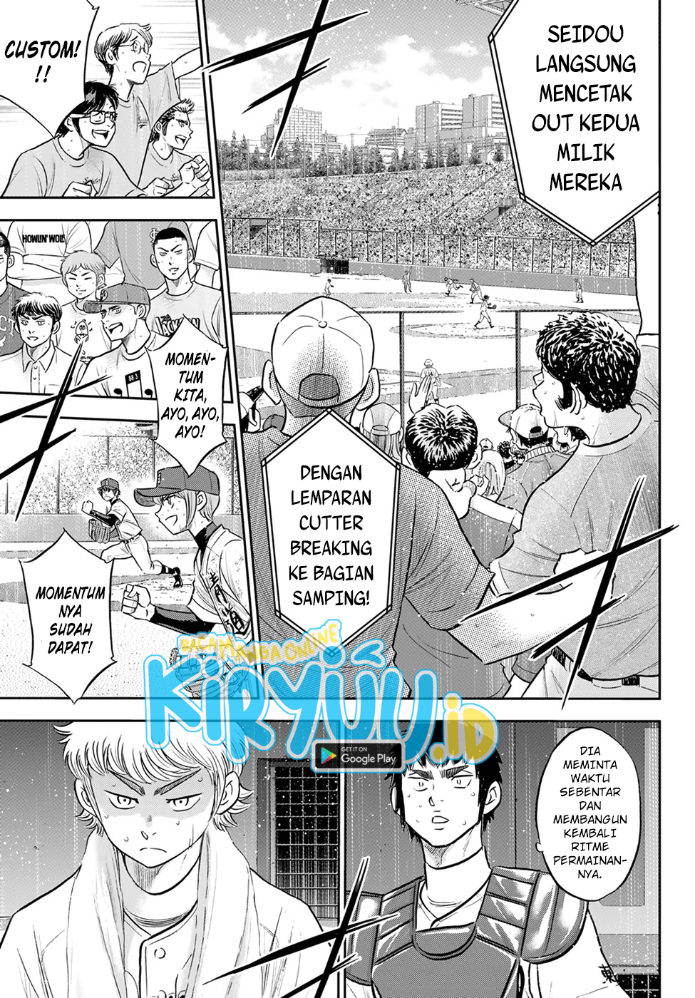 Diamond no Ace Act 2 Chapter 288 Gambar 21