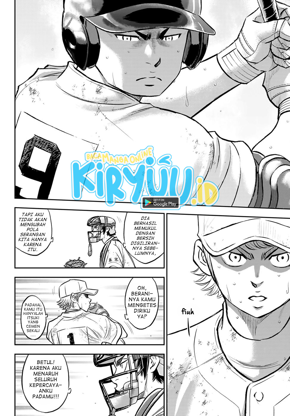 Diamond no Ace Act 2 Chapter 290 Gambar 19