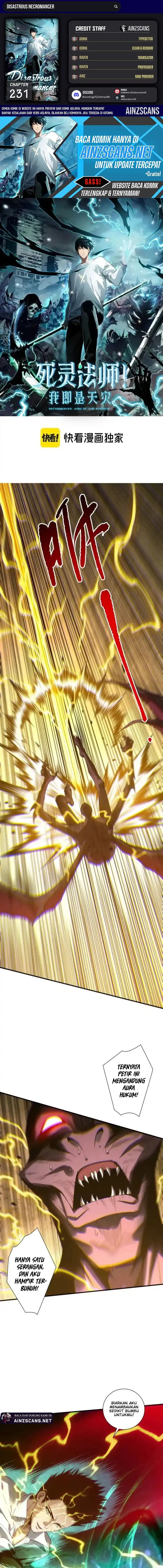 Disastrous Necromancer Chapter 231 Gambar 1