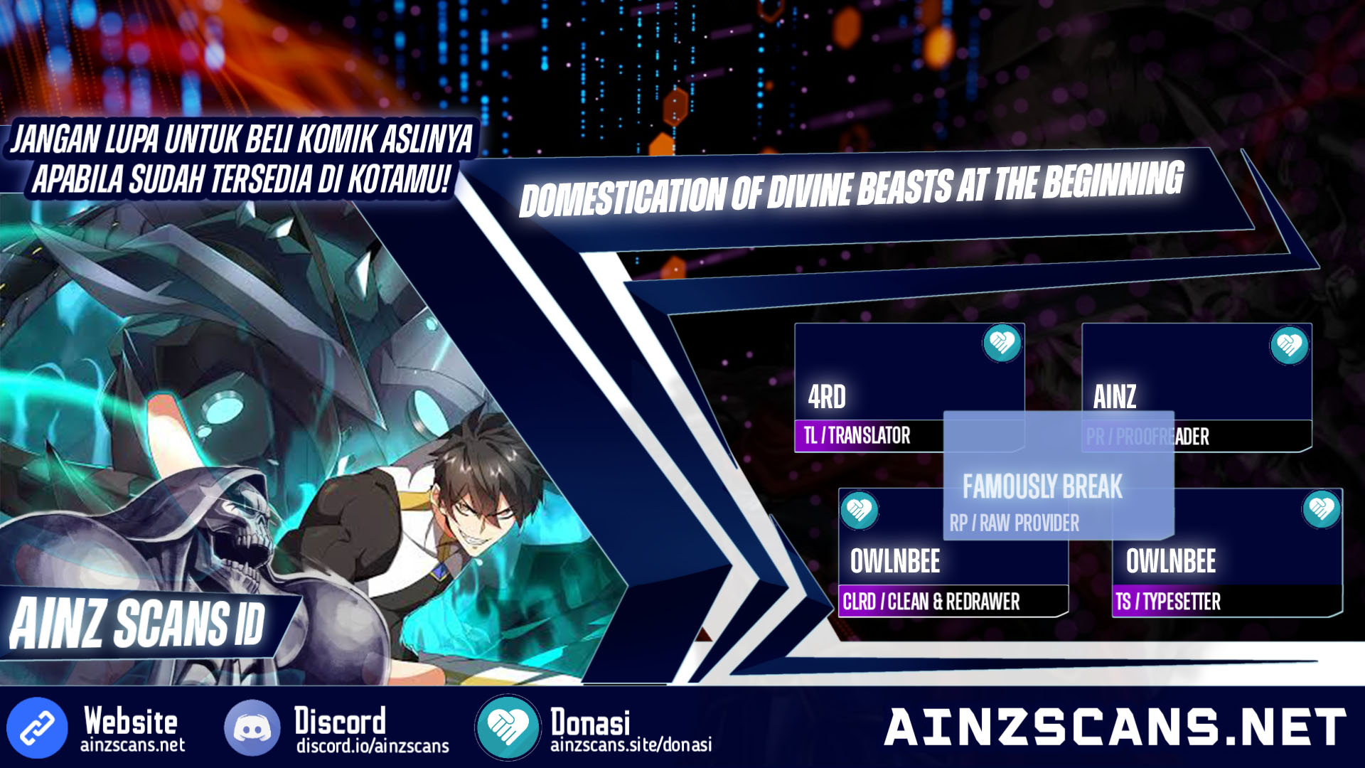 Domestication of Divine Beasts at the Beginning Chapter 35 Gambar 1