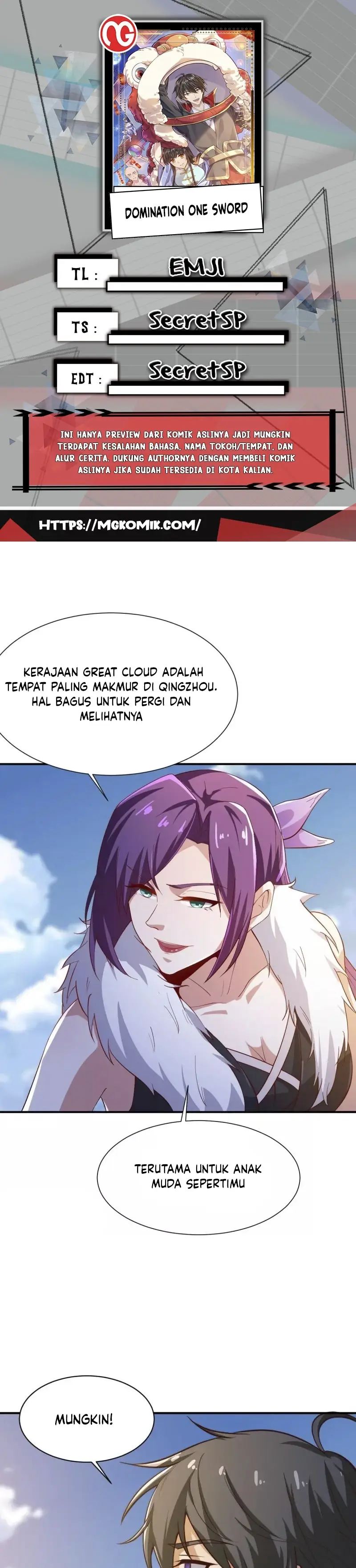 Domination One Sword Chapter 220 Gambar 1