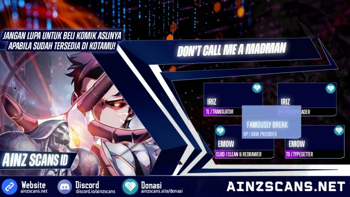 Don’t Call me a Madman Chapter 10 Gambar 1