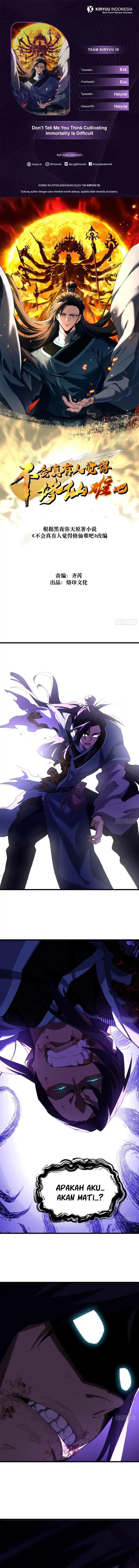 Don’t Tell Me You Think Cultivating Immortality Is Difficult? Chapter 25 Gambar 1