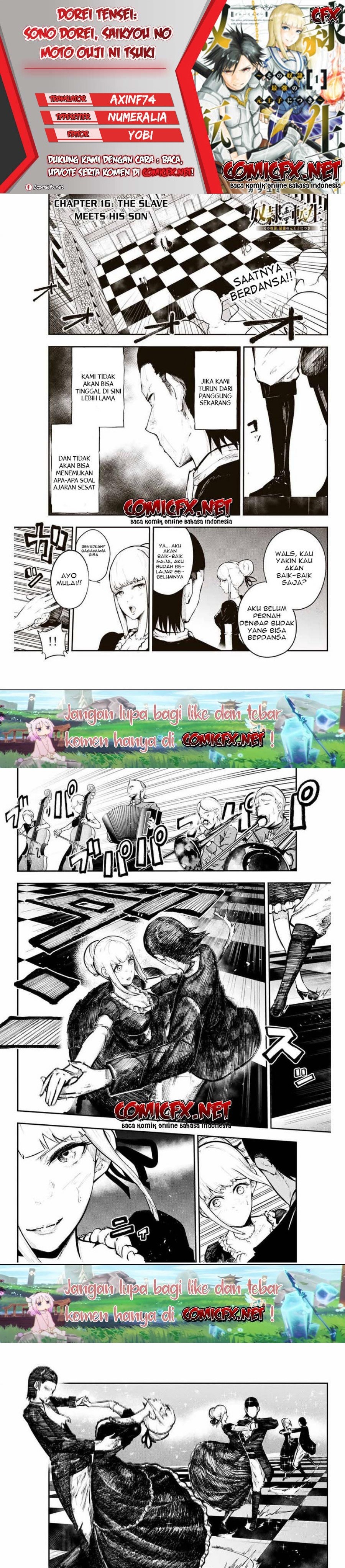 Dorei Tensei: Sono Dorei, Saikyou no Moto Ouji ni Tsuki Chapter 16 Gambar 1