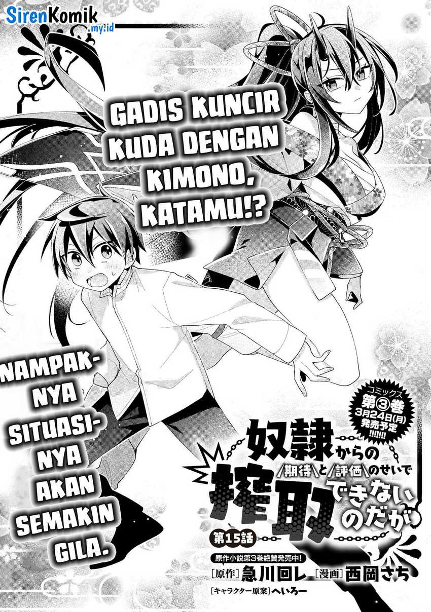 Dorei kara no Kitai to Hyouka no sei de Sakushu dekinai no daga Chapter 15 Gambar 5