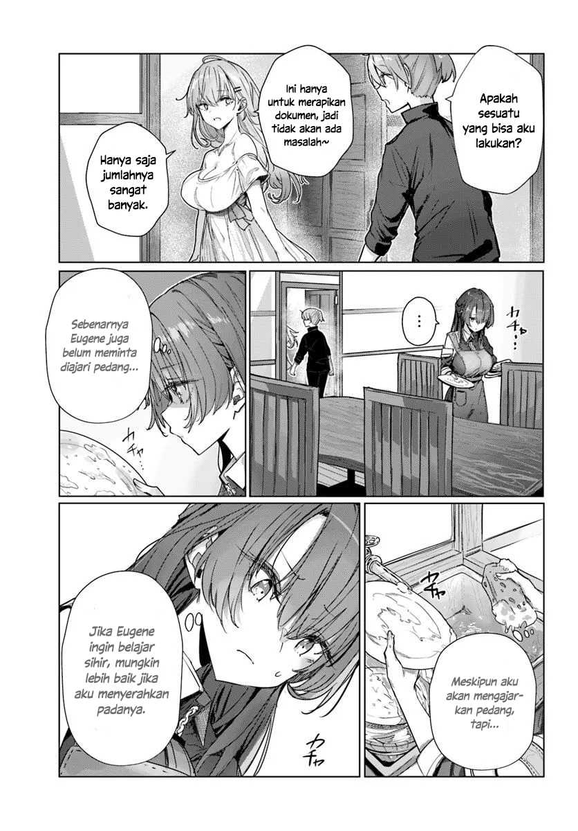 Doukyo Shiteiru Kensei no Onna Shishou ga Kawaisugite Mainichi Shiawase Desu Chapter 06 Gambar 9