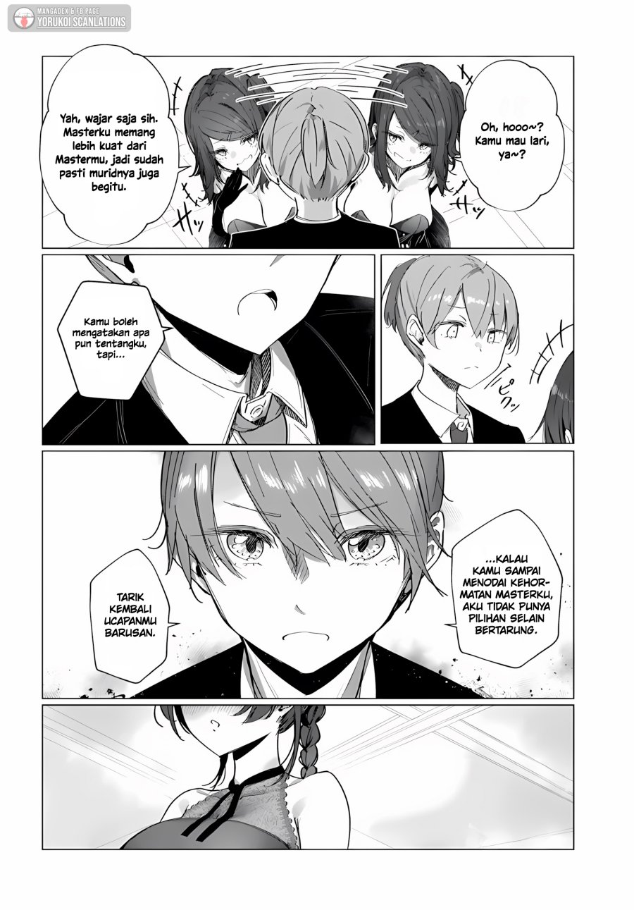 Doukyo Shiteiru Kensei no Onna Shishou ga Kawaisugite Mainichi Shiawase Desu Chapter 09.1 Gambar 4