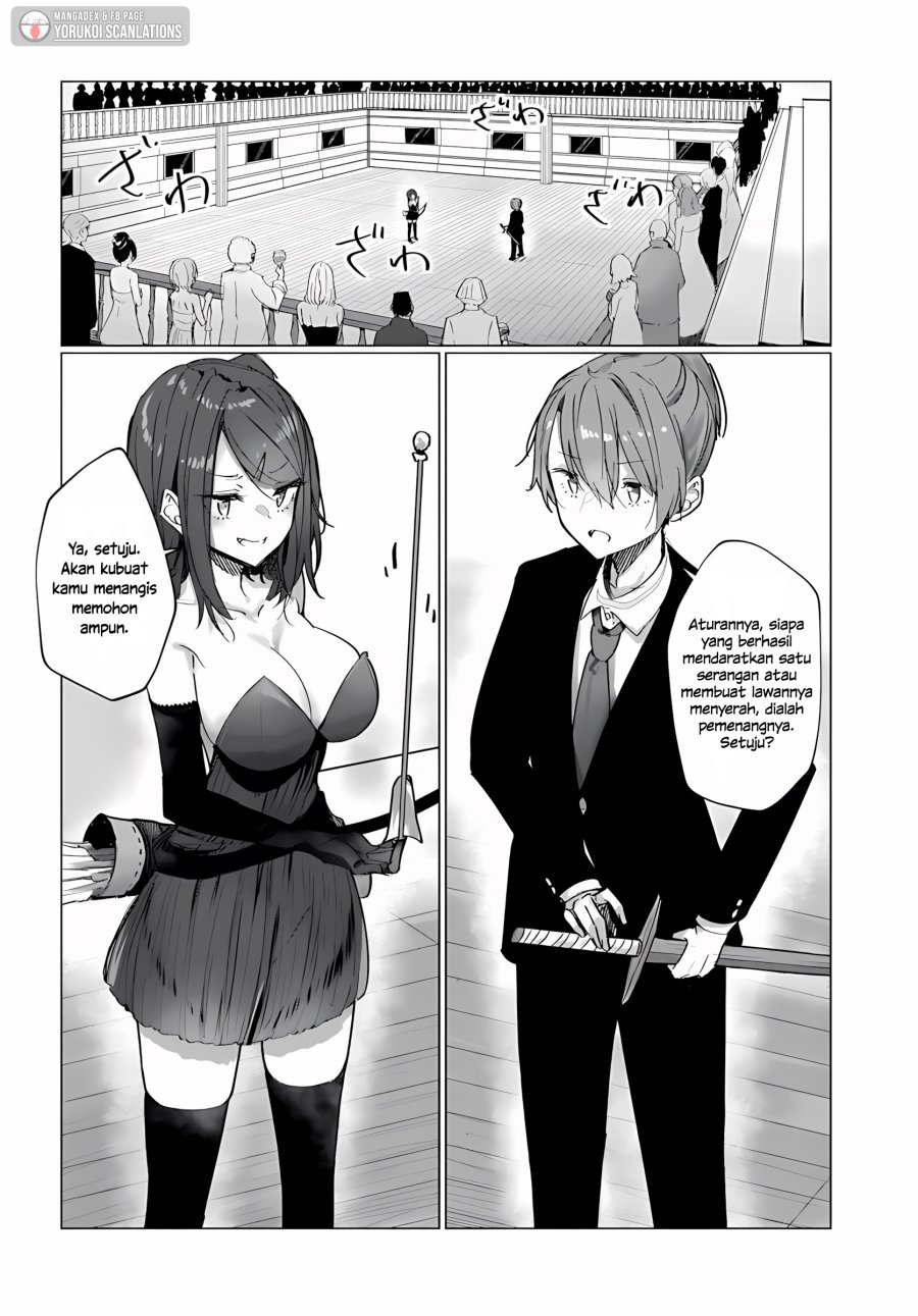 Doukyo Shiteiru Kensei no Onna Shishou ga Kawaisugite Mainichi Shiawase Desu Chapter 09.1 Gambar 6