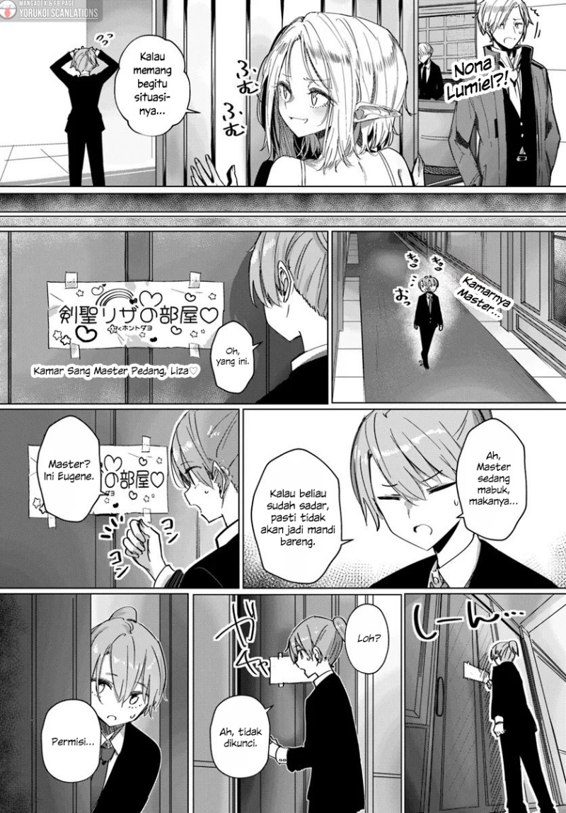 Doukyo Shiteiru Kensei no Onna Shishou ga Kawaisugite Mainichi Shiawase Desu Chapter 09.2 Gambar 2