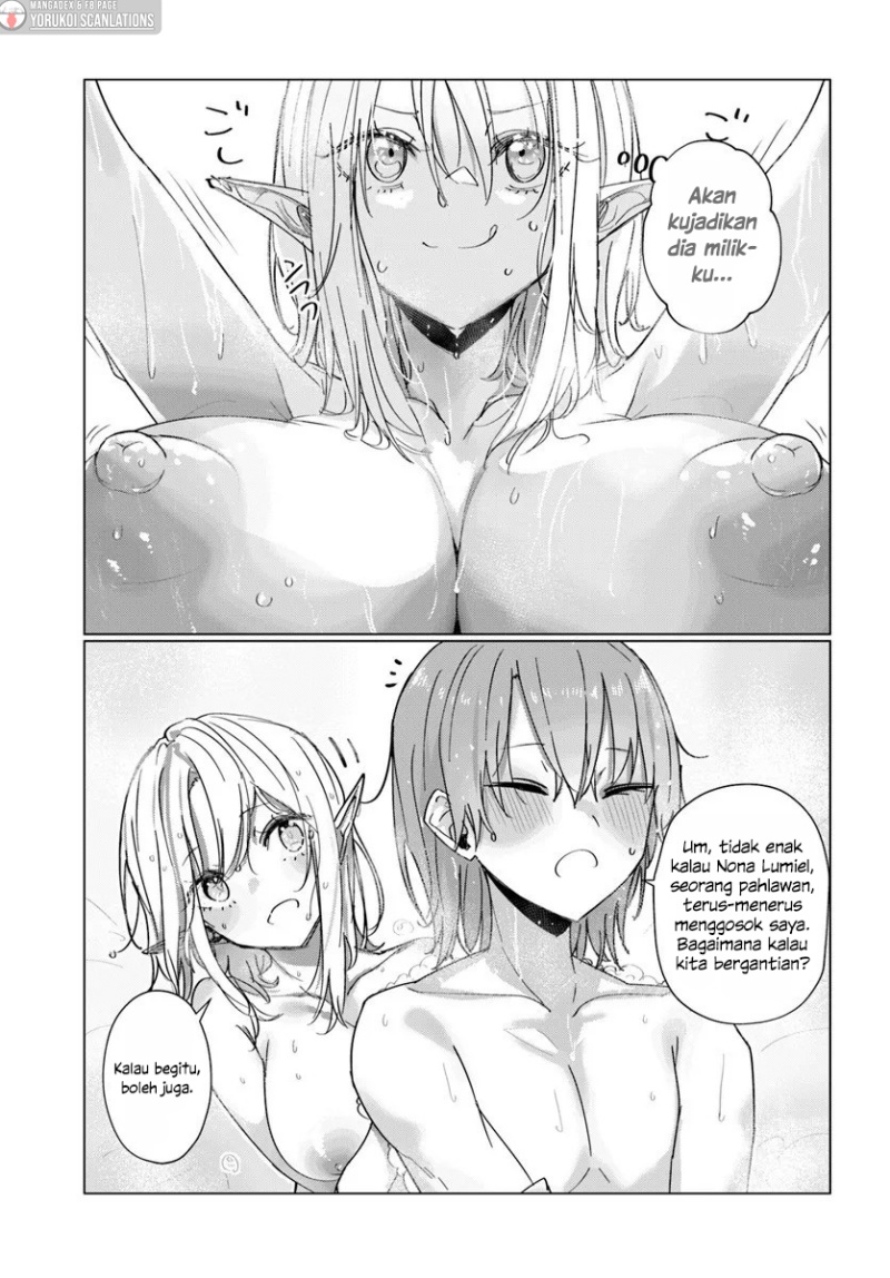 Doukyo Shiteiru Kensei no Onna Shishou ga Kawaisugite Mainichi Shiawase Desu Chapter 09.2 Gambar 10