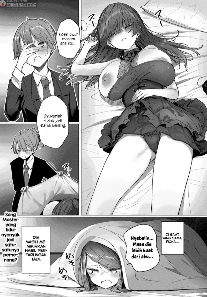 Doukyo Shiteiru Kensei no Onna Shishou ga Kawaisugite Mainichi Shiawase Desu Chapter 09.2 Gambar 17