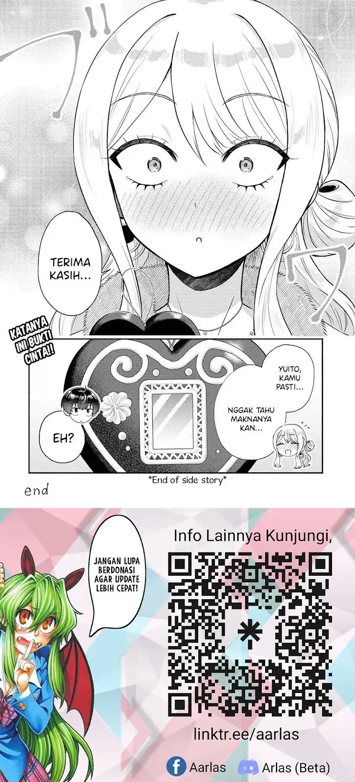 Douyara Ore wa Imadoki Gal na Toshiue Osananajimi kara Gekiomo Kanjou wo Mukerareteiru Rashii Chapter 11.5 Gambar 5