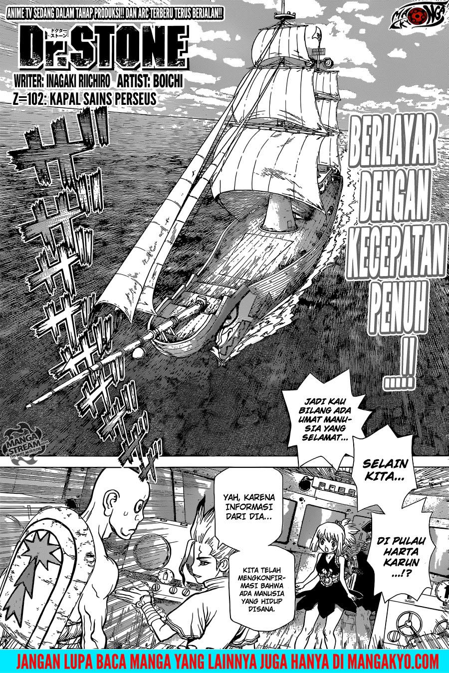 Dr. Stone Chapter 102 Gambar 1