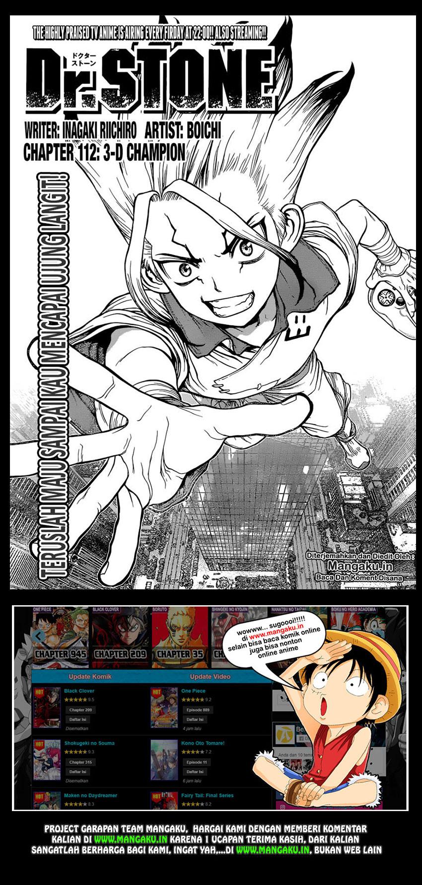 Dr. Stone Chapter 112 Gambar 2