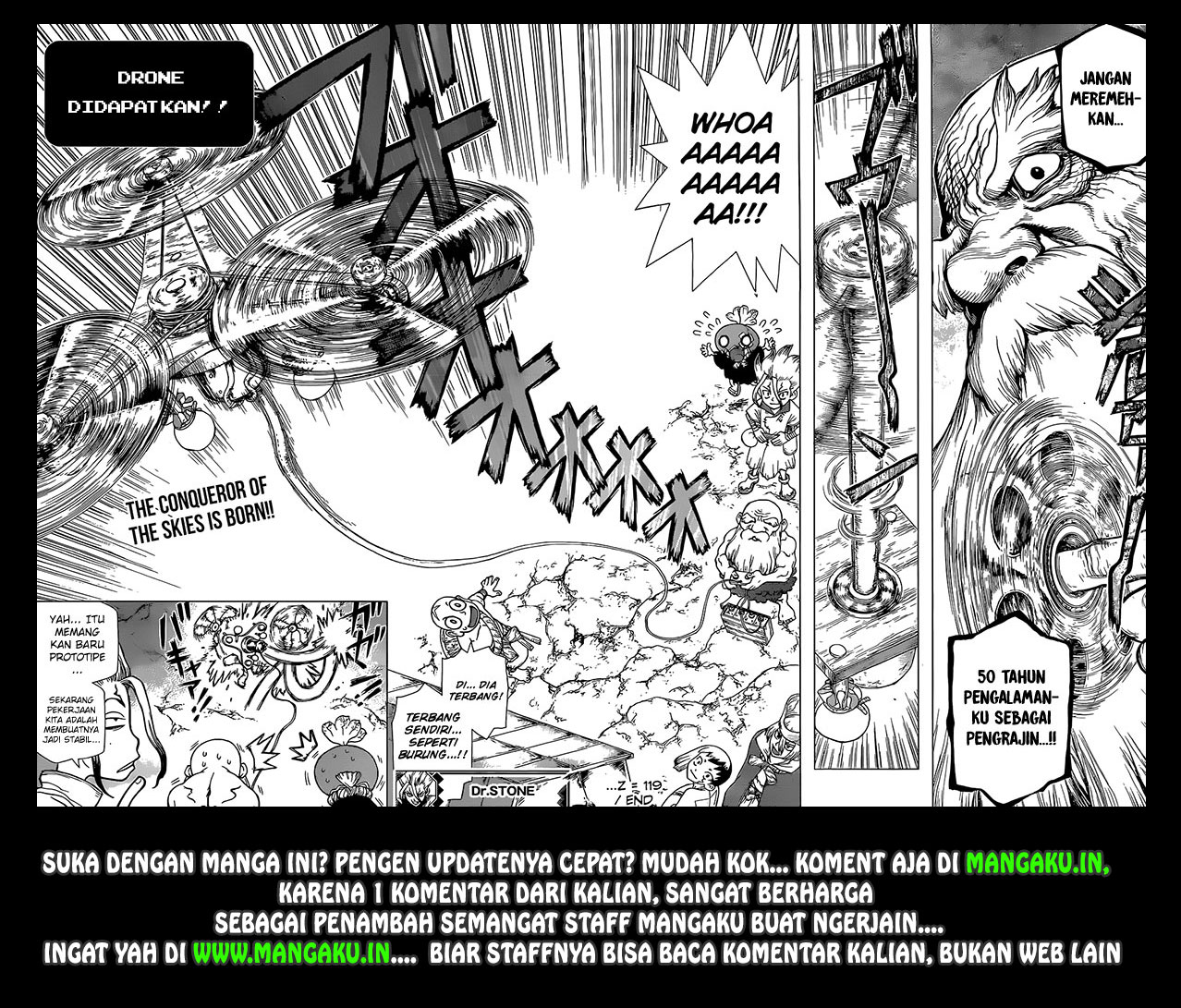 Dr. Stone Chapter 119 Gambar 18