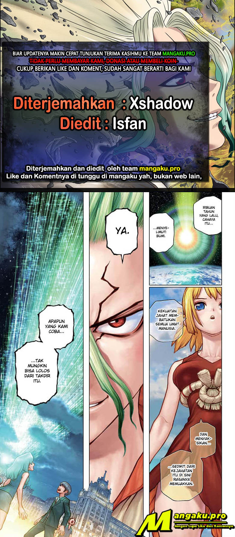Dr. Stone Chapter 181 Gambar 1