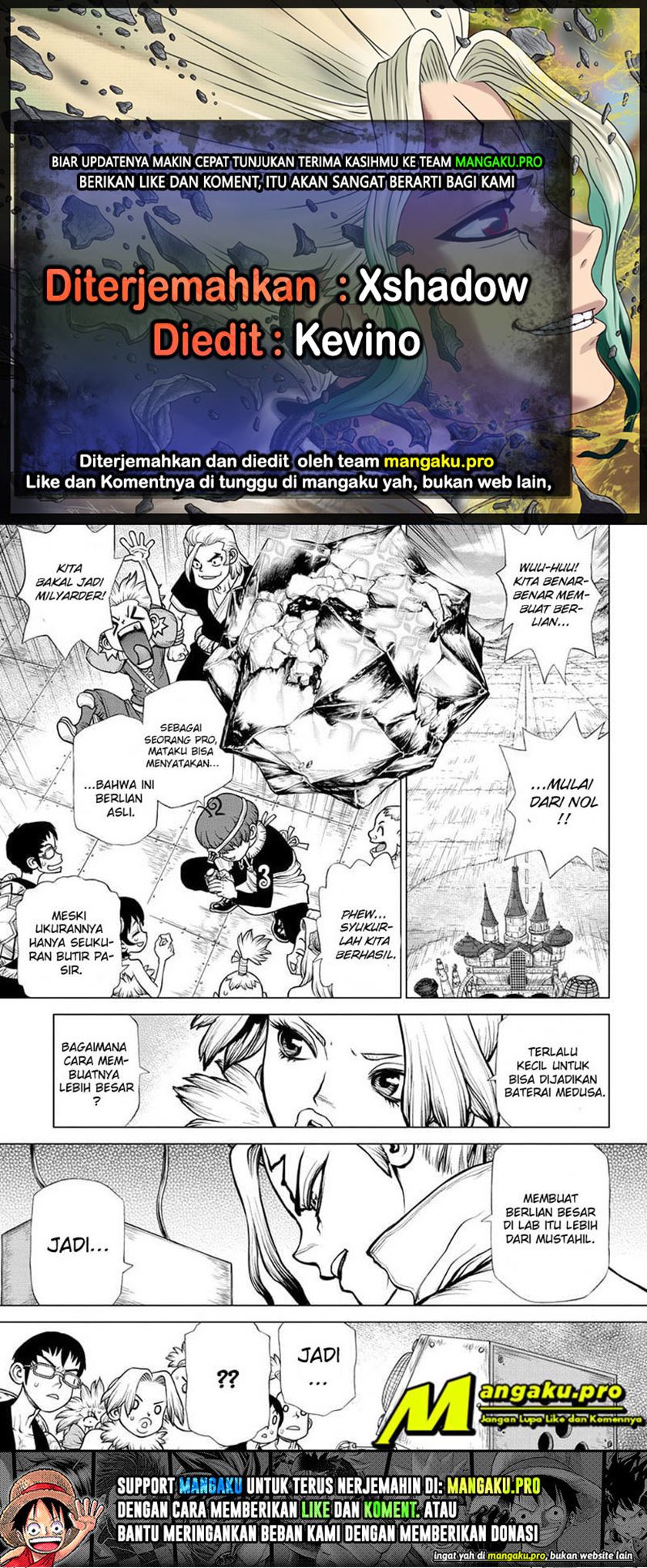 Dr. Stone Chapter 183 Gambar 1