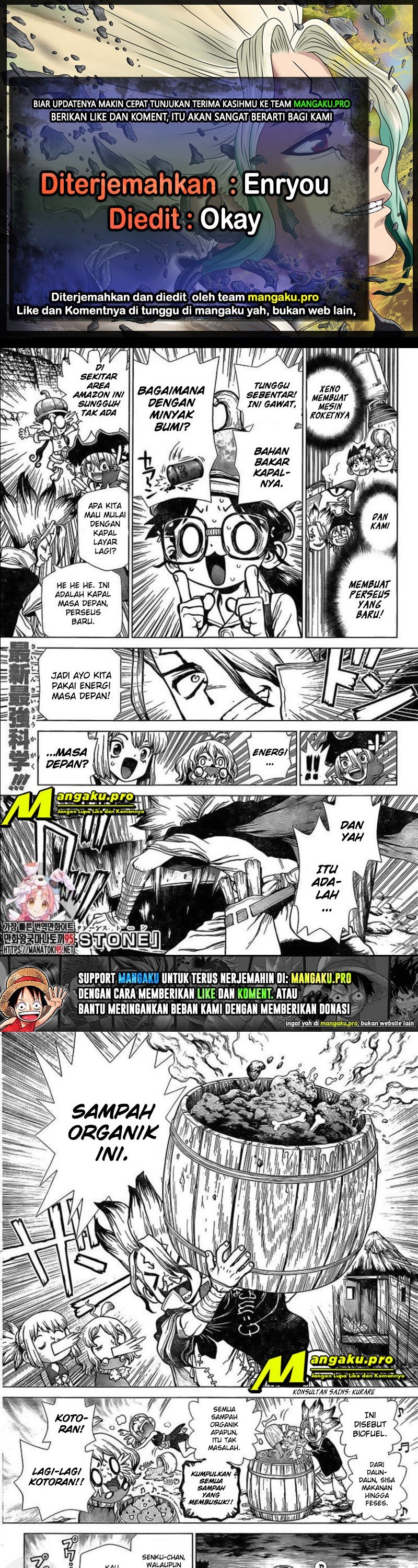 Dr. Stone Chapter 200 Gambar 1