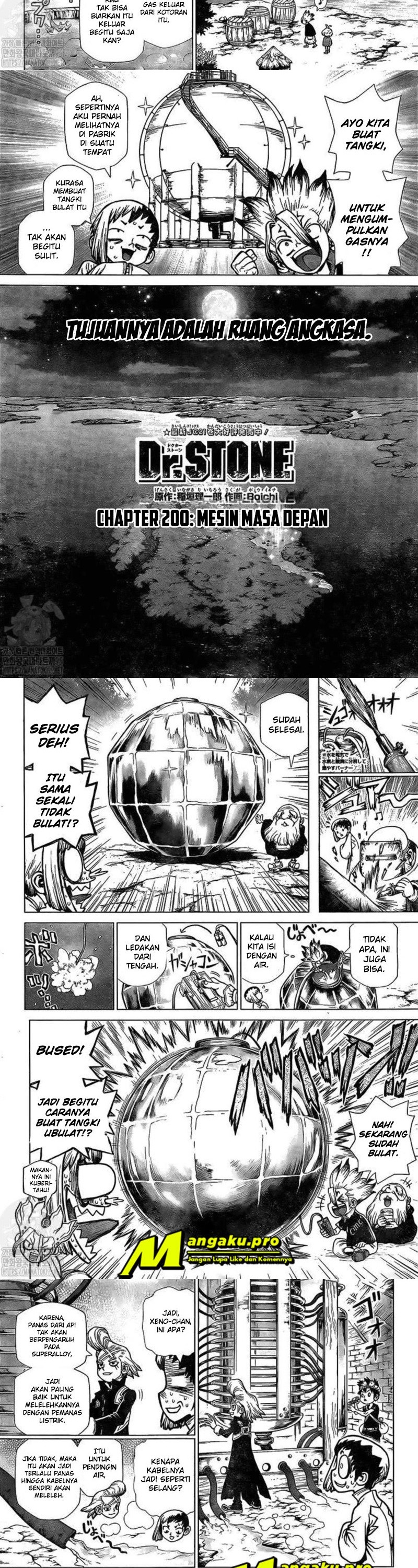 Dr. Stone Chapter 200 Gambar 2