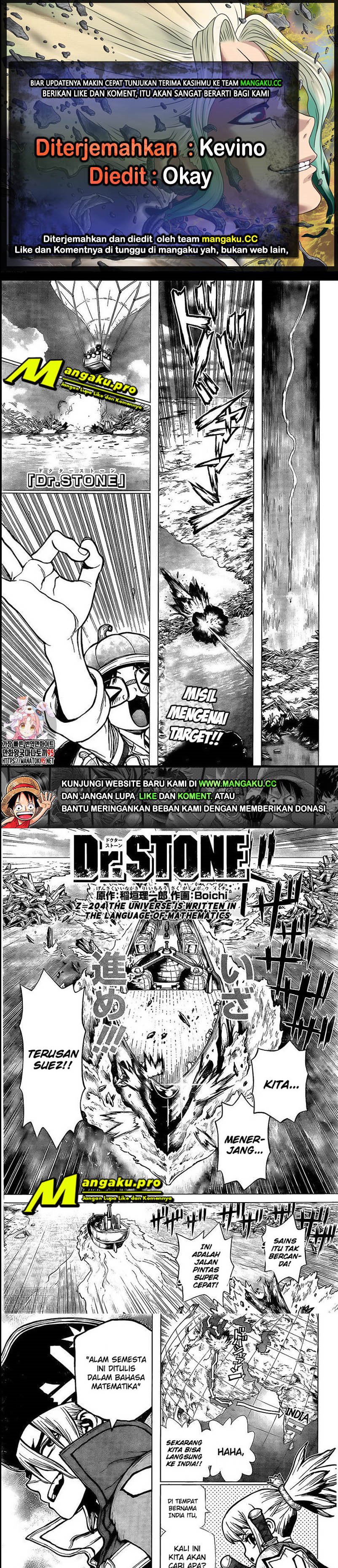 Dr. Stone Chapter 204 Gambar 1