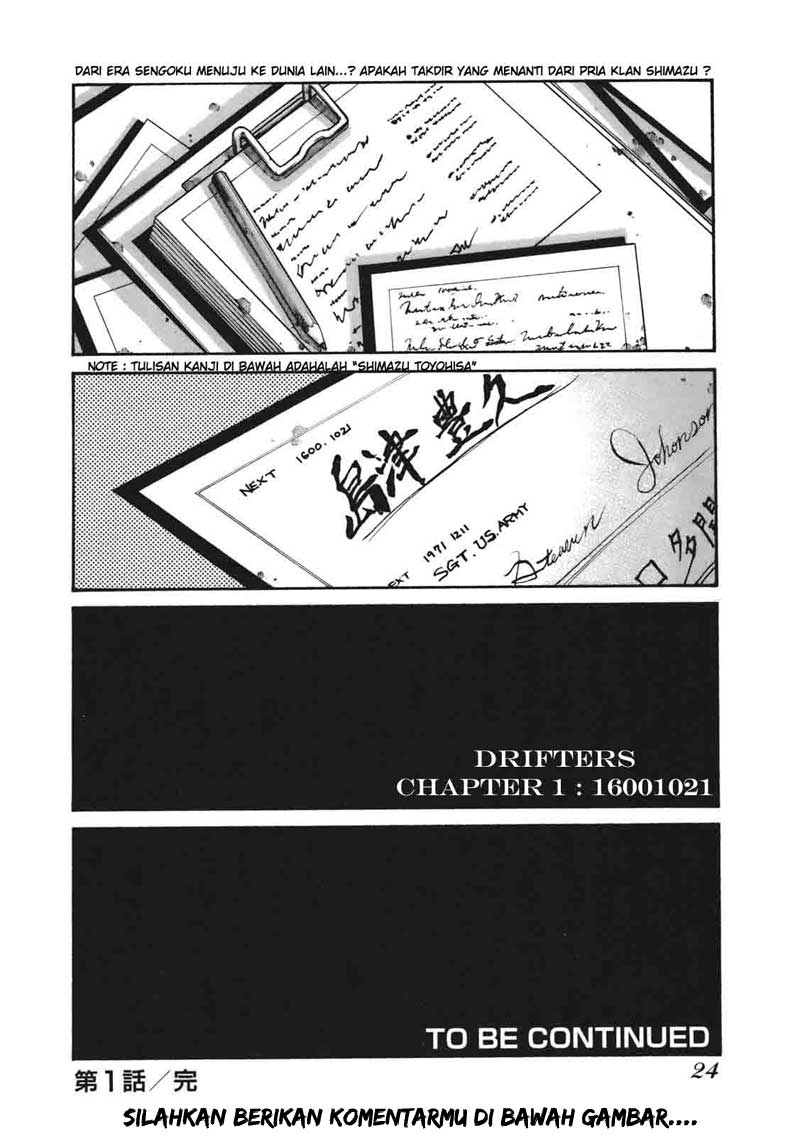 Drifters Chapter 01 Gambar 26