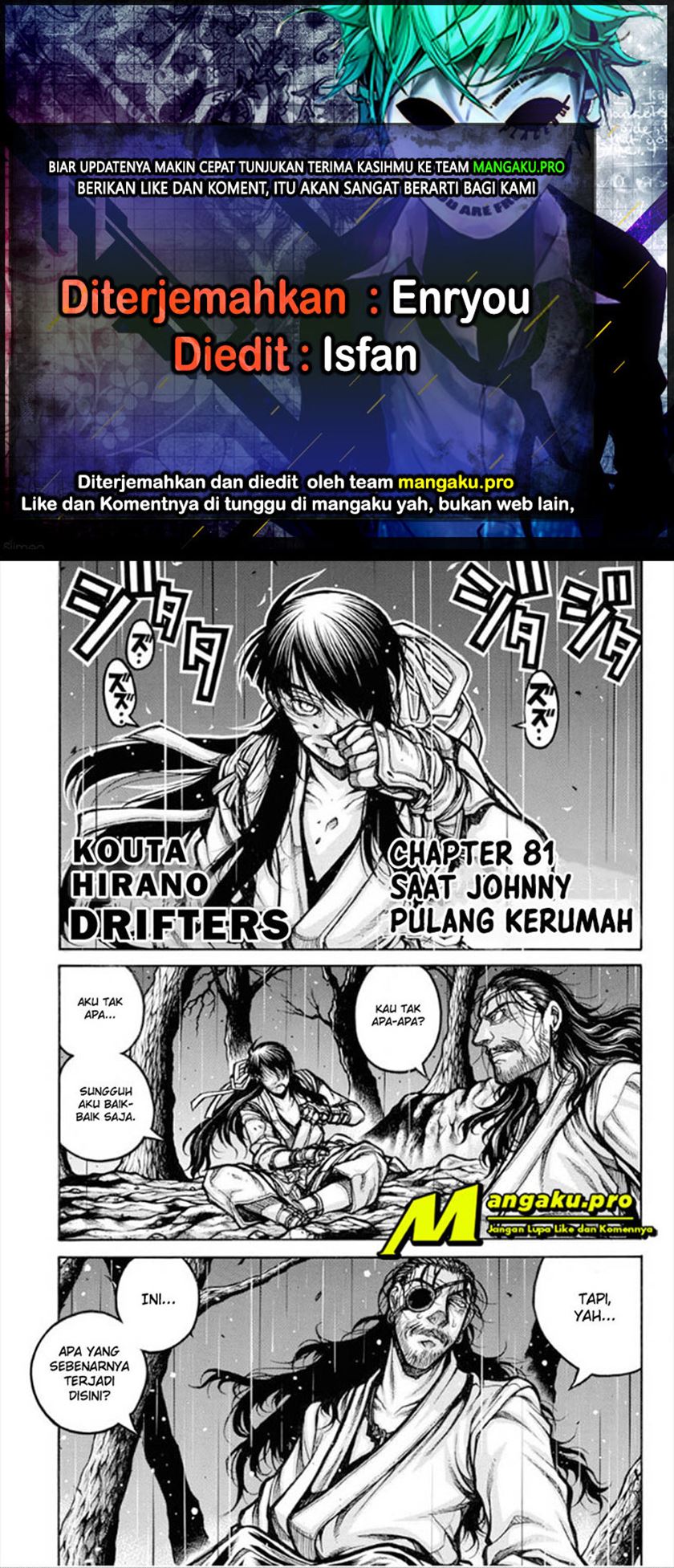 Drifters Chapter 81 Gambar 1