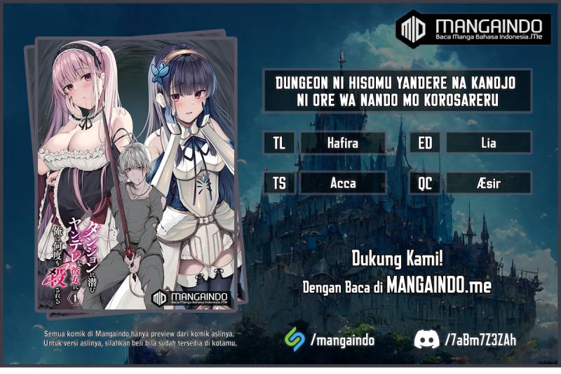 Dungeon ni Hisomu Yandere na Kanojo ni Ore wa Nando mo Korosareru Chapter 02.3 Gambar 1