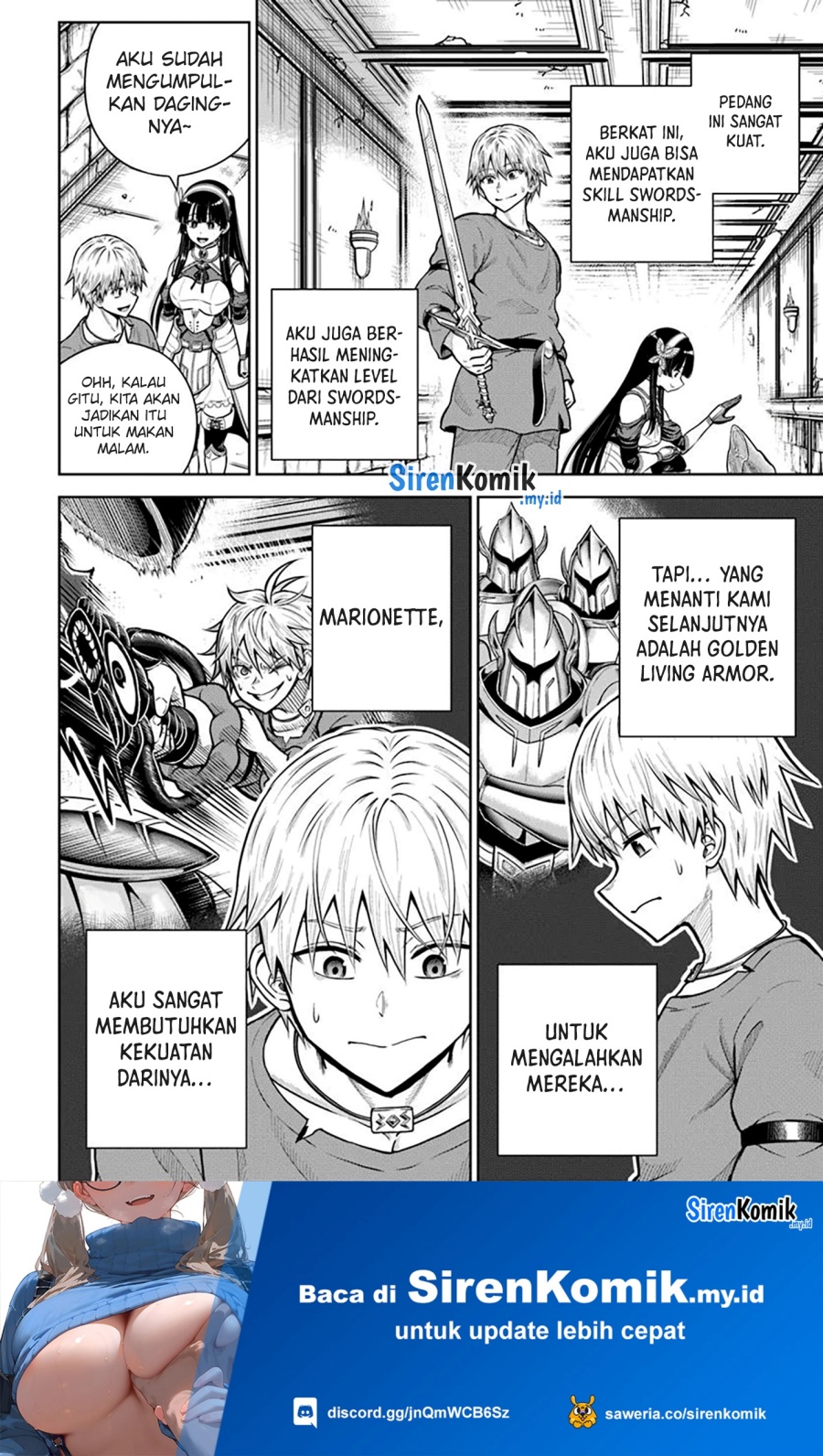 Dungeon ni Hisomu Yandere na Kanojo ni Ore wa Nando mo Korosareru Chapter 23 Gambar 27