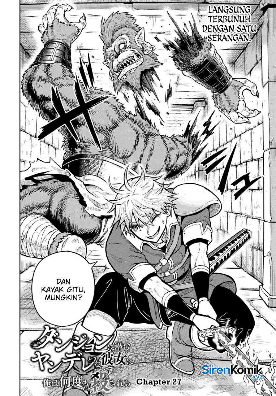 Dungeon ni Hisomu Yandere na Kanojo ni Ore wa Nando mo Korosareru Chapter 27 Gambar 3