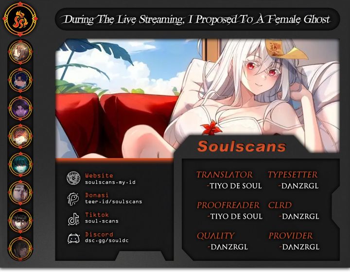 During The Live Streaming, I Proposed To A Female Ghost Chapter 24 Gambar 1