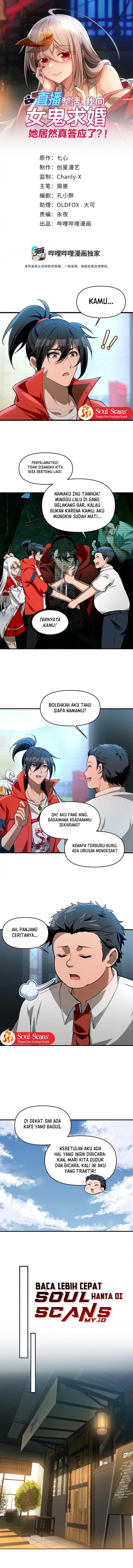 During The Live Streaming, I Proposed To A Female Ghost Chapter 25 Gambar 3
