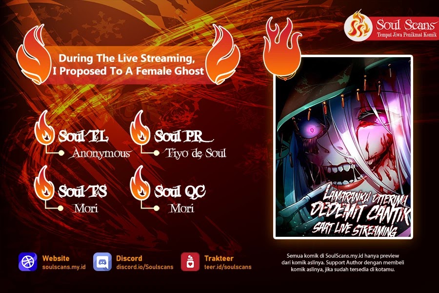 During The Live Streaming, I Proposed To A Female Ghost Chapter 44 Gambar 1